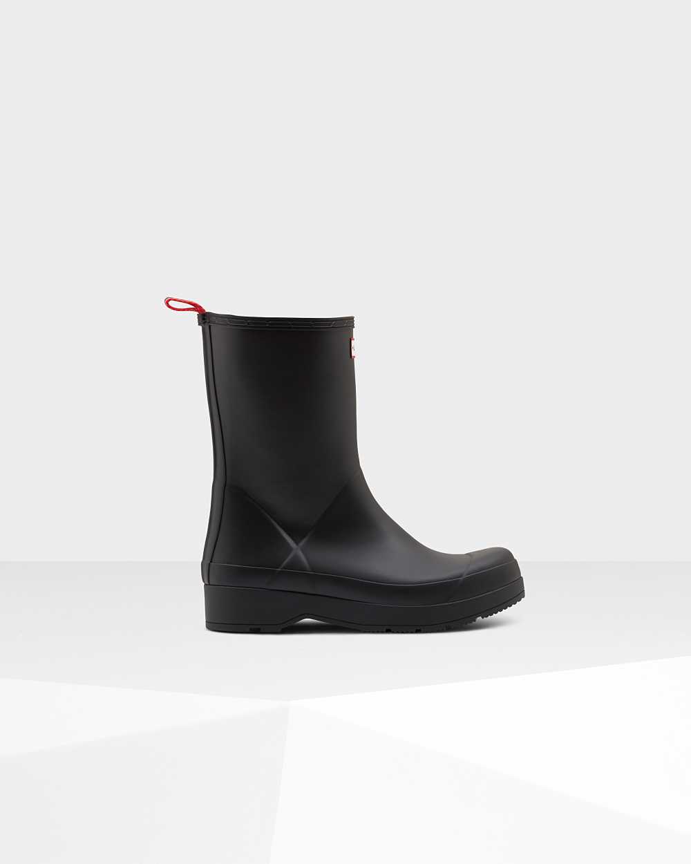 Hunter Original Play Insulated Mid-Height Play Støvler Sort - Hunter Gummistøvler Herre | FDC470926